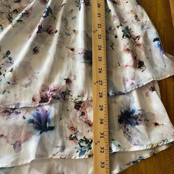 Show Me Your MuMu Floral Shawna Fit and Flare Mini Dress Size Small Womens - Picture 13 of 13